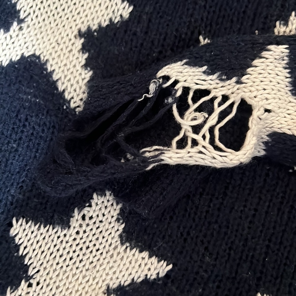 Wildfox Couture White Label Lennon Seeing Stars - in Vintage Dark Navy size sm - Picture 10 of 11